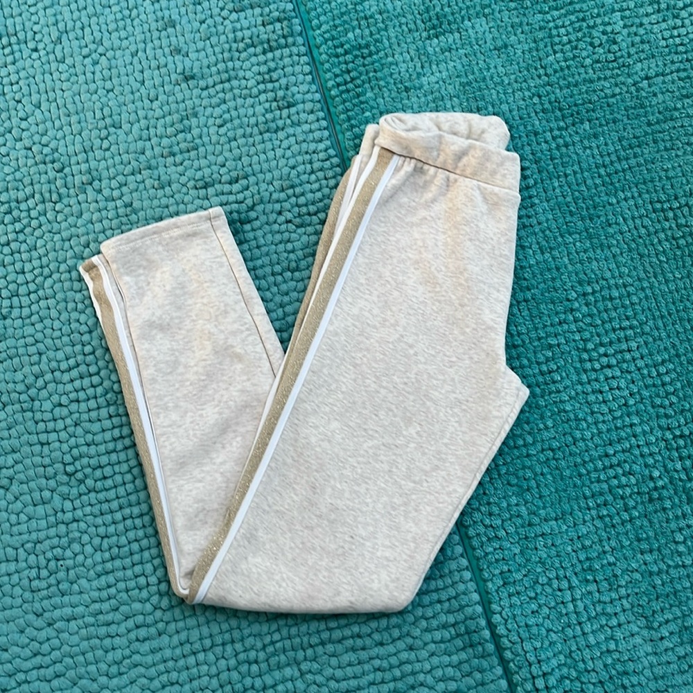 Cream-colored sweatpants